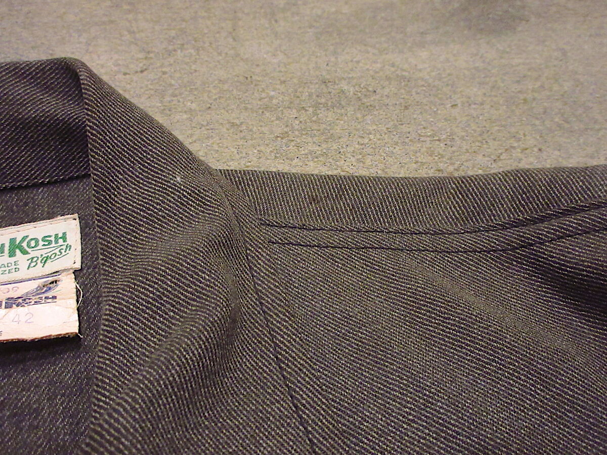 ビンテージ50's○OSHKOSHソルト＆ペッパーウィップコードワーク