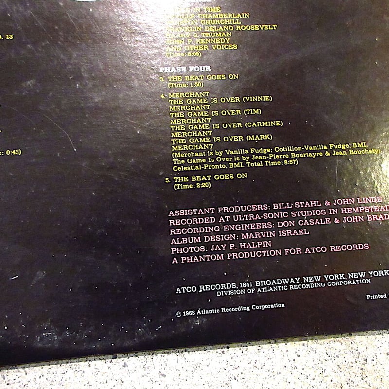 Vanilla Fudge○The Beat Goes On ATCO SD 33-237○
