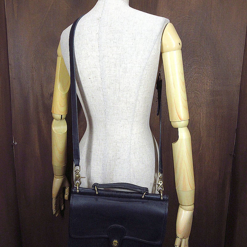 ビンテージ○オールドコーチ2WAYレザーショルダーバッグ○220706s7-bag