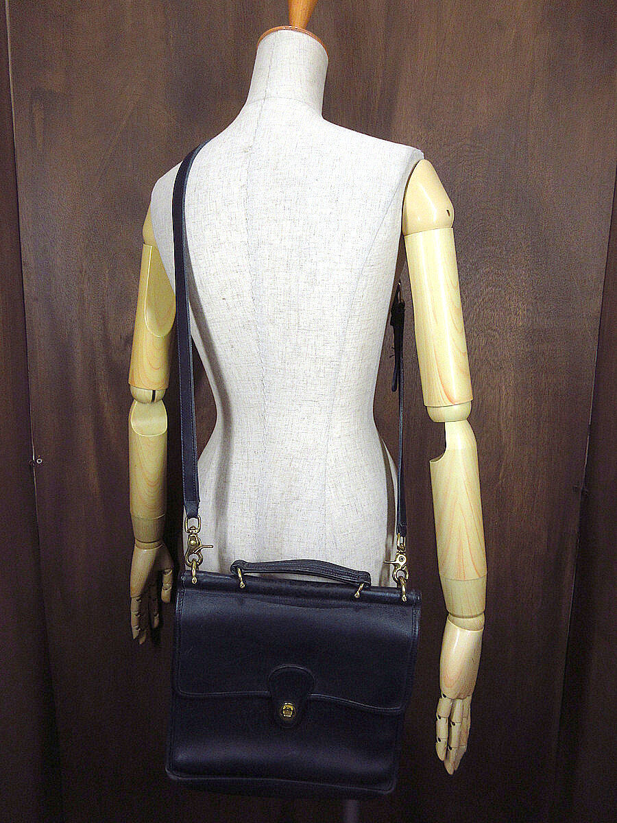 ビンテージ○オールドコーチ2WAYレザーショルダーバッグ○220706s7-bag