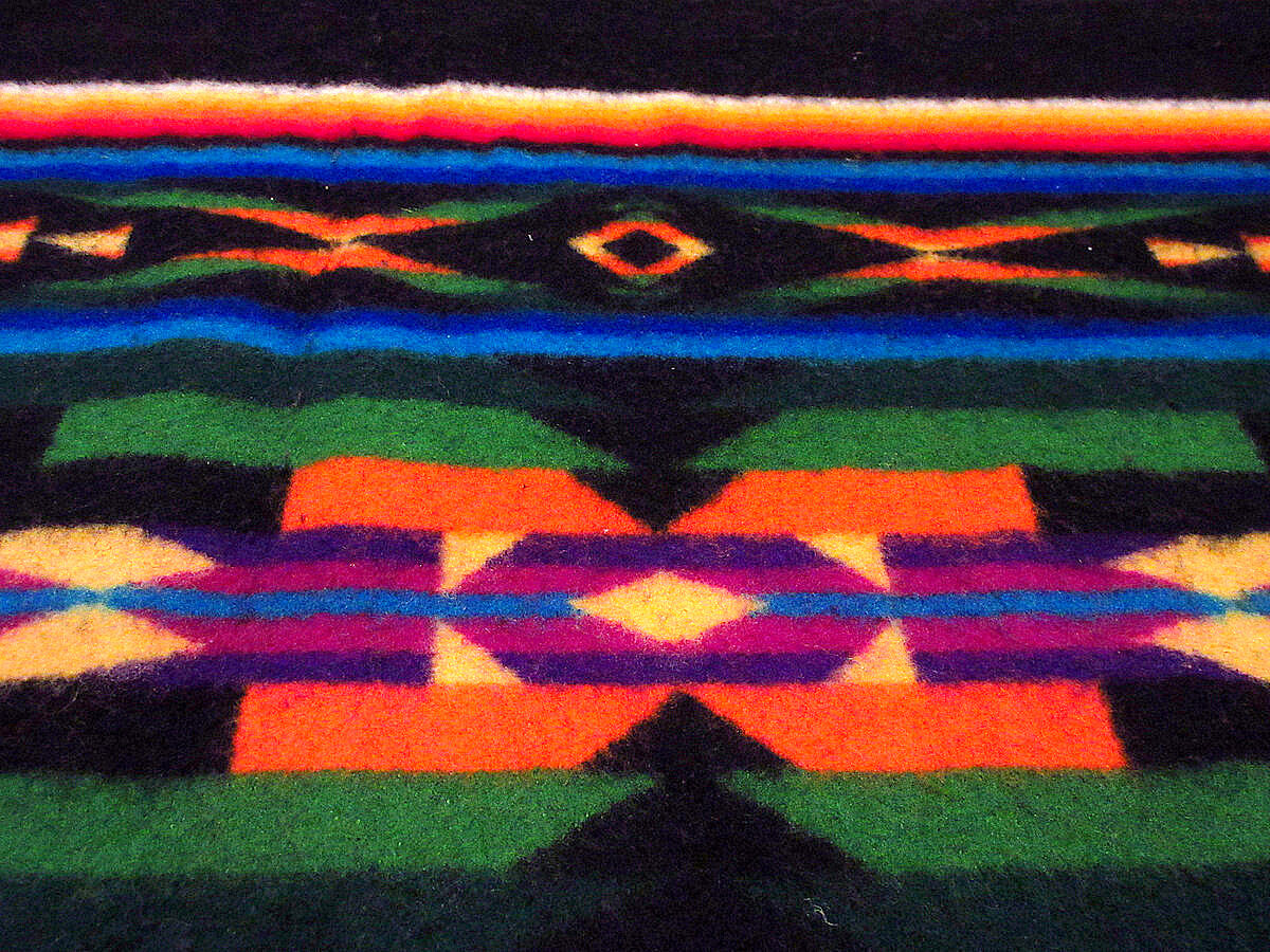 Beaver state マット PENDLETON PENDLETON Beaver Stateウールネイティブ柄マット約83cm×約108cm○