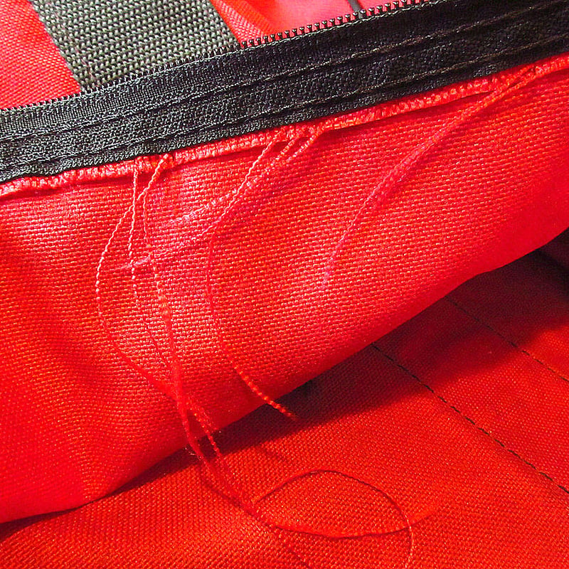OUTDOOR PRODUCTS×CHICAGO BULLSナイロンボストンバッグ赤○2306