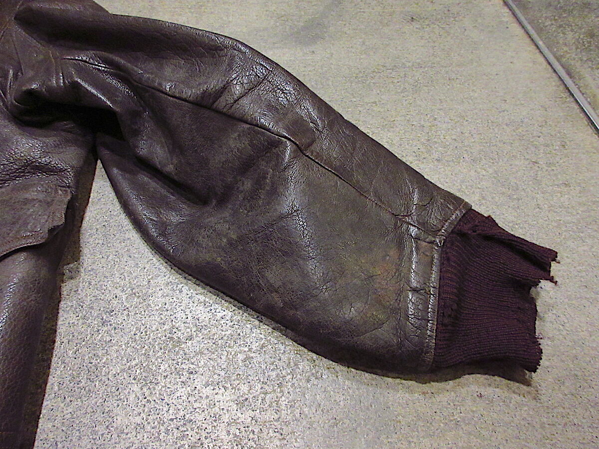 ビンテージ40's○U.S.ARMY NAVY AN-J3Aフライトジャケットsize 38○