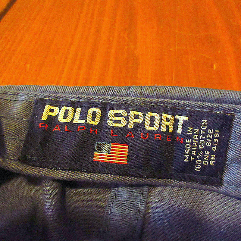 ビンテージ90's○POLO SPORT 12M. YACHTコットン6パネルキャップ ビンテージ90's○POLO SPORT 12M. YACHTコットン6パネルキャップ