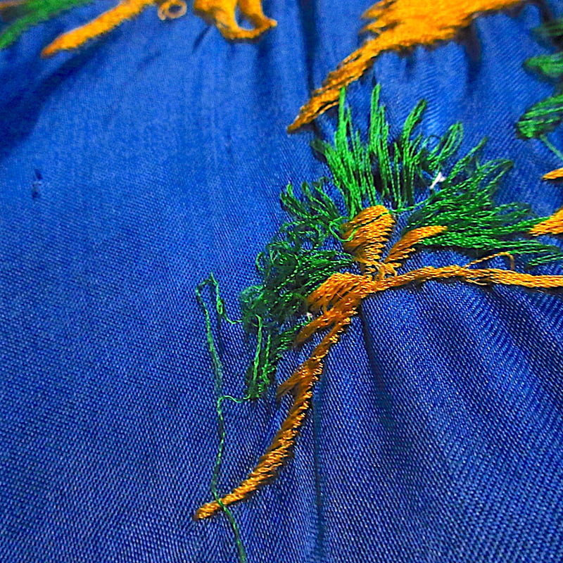 ビンテージ70's80's○JAPANサテンスーベニアジャケットsize L○231104m6