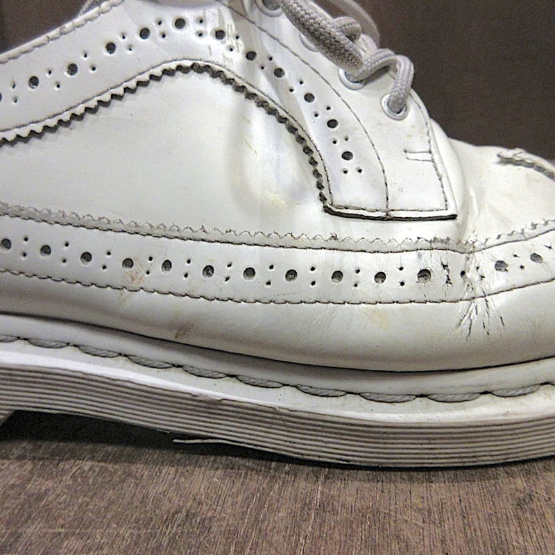 Dr.Martens○ウイングチップ5ホールシューズ白size UK 7○251016z4-m