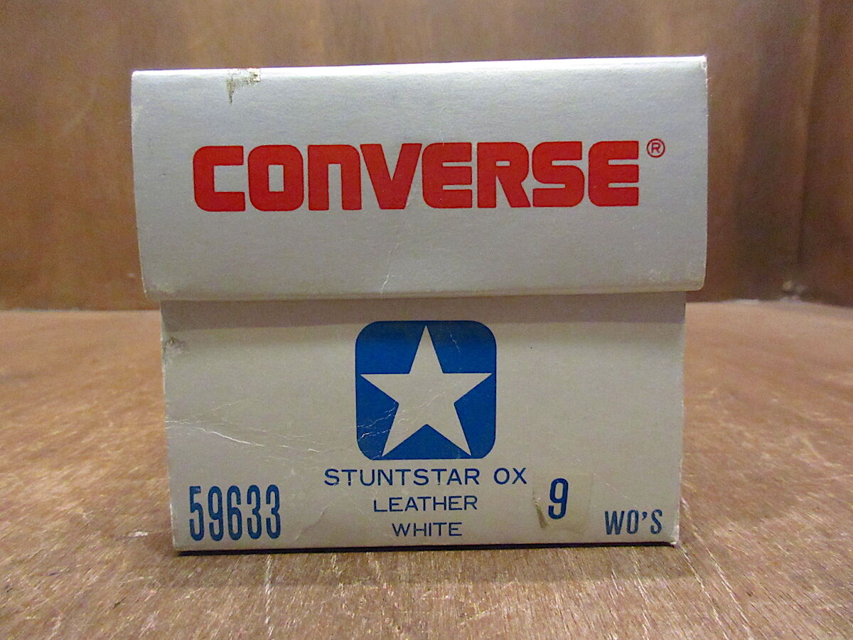 ビンテージ80's○DEADSTOCK CONVERSEレディースSTUNTSTAR白9○22 ビンテージ80's○DEADSTOCK CONVERSEレディースSTUNTSTAR白9○22