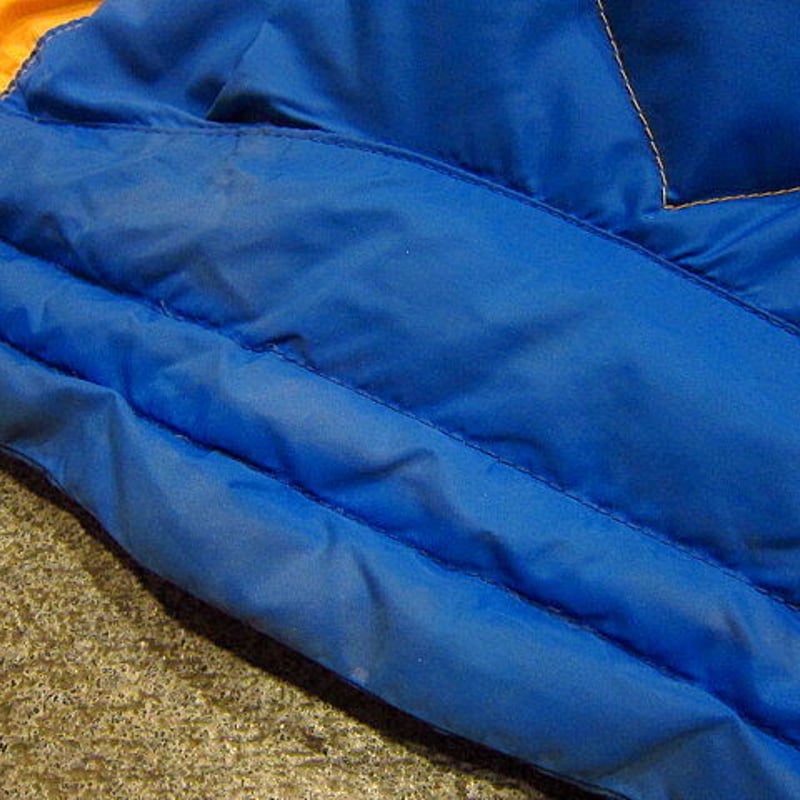 ビンテージ70's80's○JANSPORT ツートンダウンベスト Size S○odst 1
