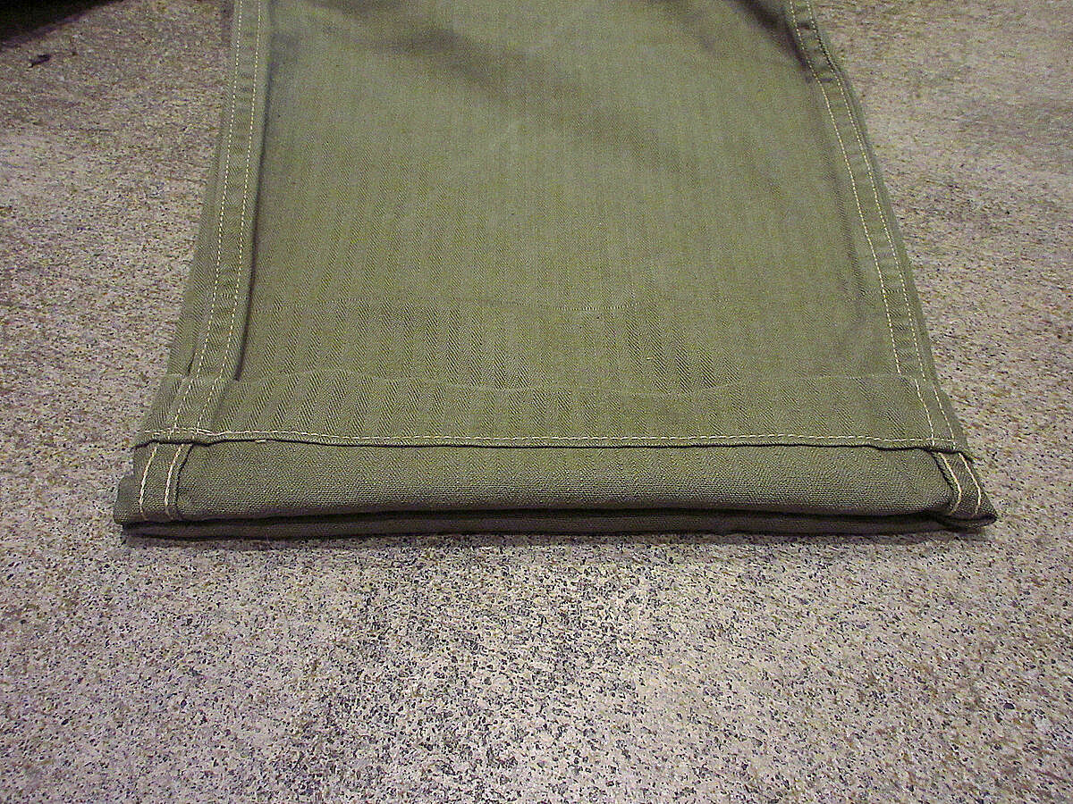 ビンテージ40's○DEADSTOCK USMC M-44 HBTモンキーパンツ実寸 ビンテージ40's○DEADSTOCK USMC M-44 HBTモンキーパンツ実寸