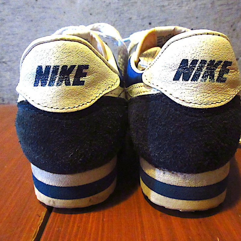 ビンテージ80's○NIKEナイロンコルテッツ紺size 5○260320j2-w-snk-2