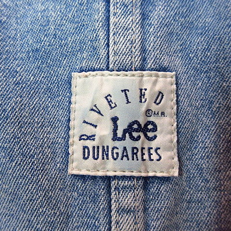 ビンテージ90's○Lee RIVETEDレディースデニムサロペットXL○200629n4-w