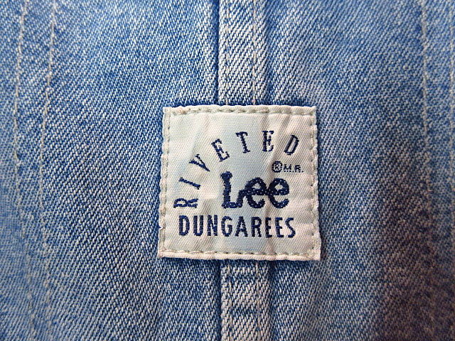 ビンテージ90's○Lee RIVETEDレディースデニムサロペットXL