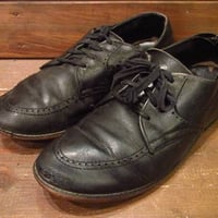 ビンテージ40's50's●キッズドレスシューズ黒●210721i14-k-dshs 1940s1950s子供革靴