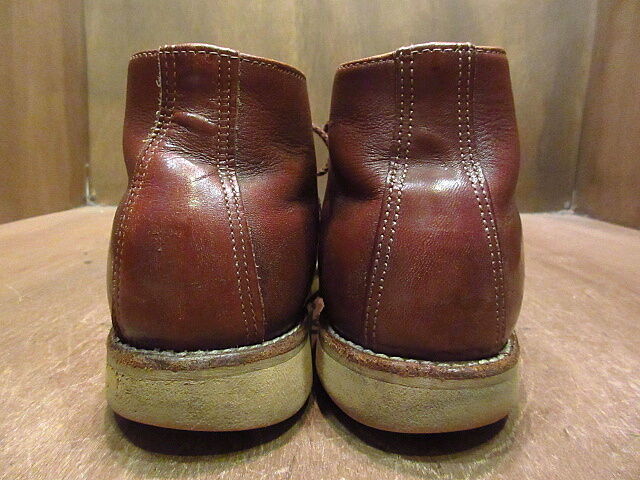羽タグ RedWing レッドウィング 595 チャッカブーツ USA製 ビンテージ90's○RED WING 595刺繍羽根タグチャッカブーツ茶11D