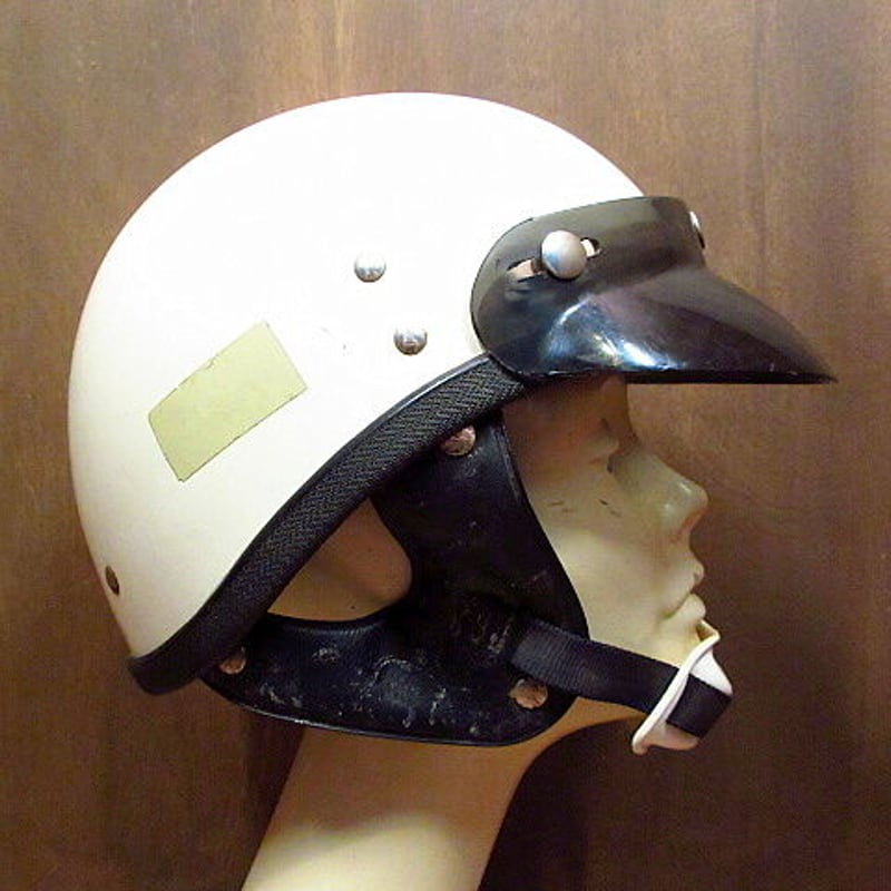 ビンテージ60's○BUCO SEARS 7505ハーフヘルメット白○201118n7