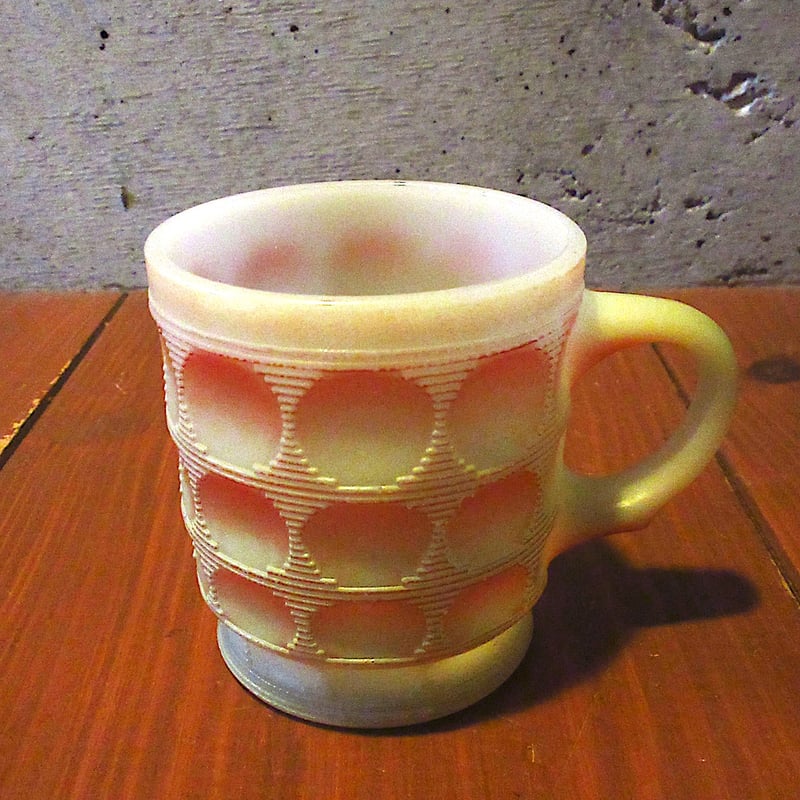 ビンテージ○Fire Kingキャメロットマグ○260217j6-frkインテリア雑貨