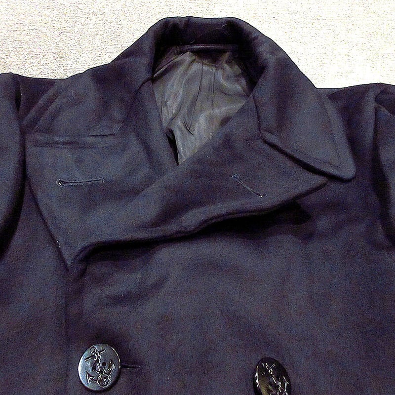 ビンテージ50's○DEADSTOCK U.S.NAVYウールピーコートsize 38 ビンテージ50's○DEADSTOCK U.S.NAVYウールピーコートsize 38