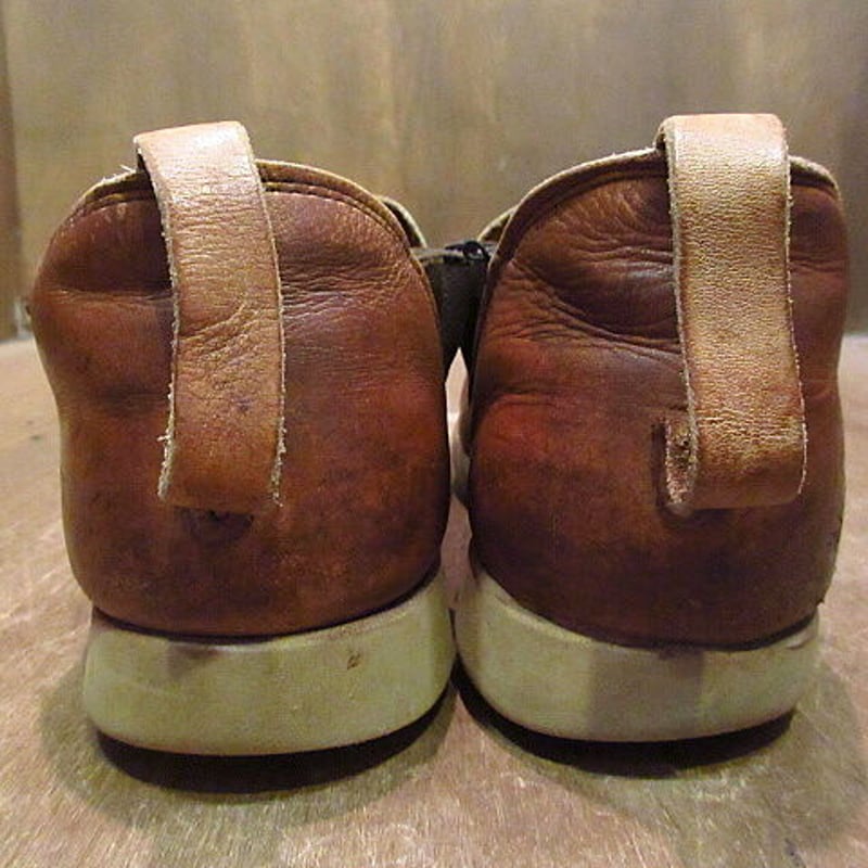 ビンテージ80's90's○RED WINGプリント羽根タグロメオブーツ茶 ビンテージ80's90's○RED WINGプリント羽根タグロメオブーツ茶