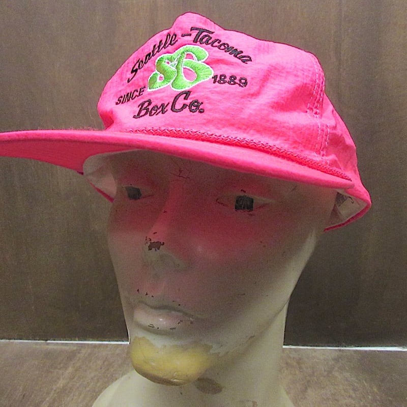 ビンテージ80's90's○DEADSTOCK Seattle-Tacomaナイロンスナップバ