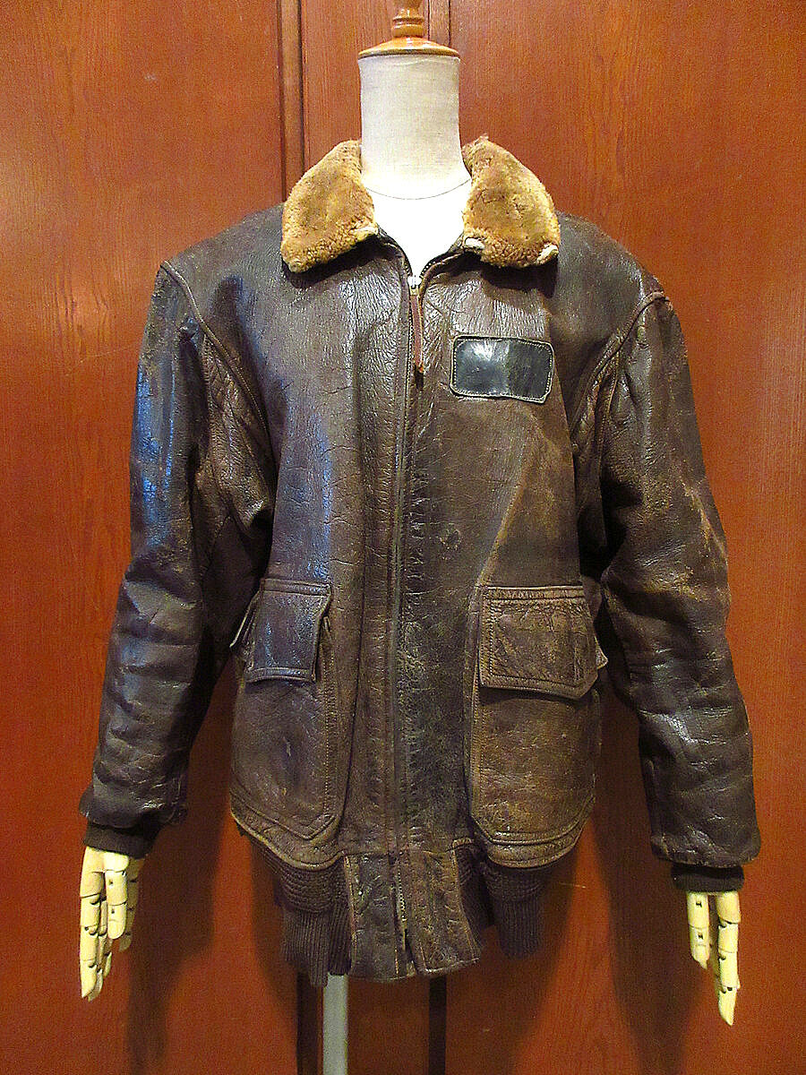 ビンテージ40's○U.S.NAVY M-422Aフライトジャケット○220110k5-m-j