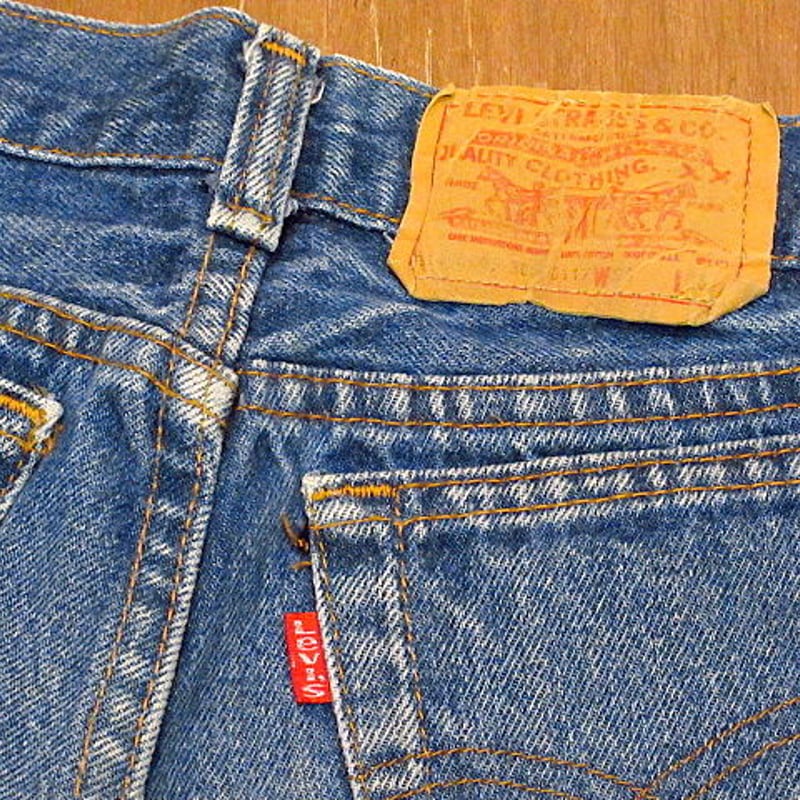 リーバイス　302 キッズ　ベビー　80 ビンテージ　Levi's デニム ビンテージ80's○Levi's 302 キッズジーンズ W56cm○200725n8-k-p