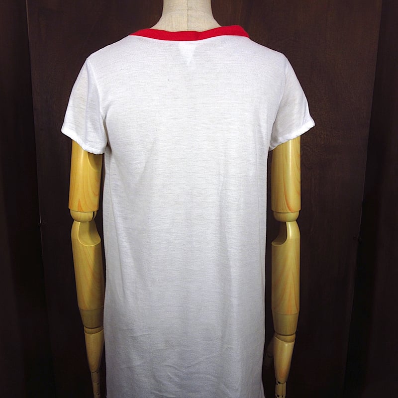 ビンテージ70's○グーフィースキープリントリンガーTシャツsize ビンテージ70's○グーフィースキープリントリンガーTシャツsize