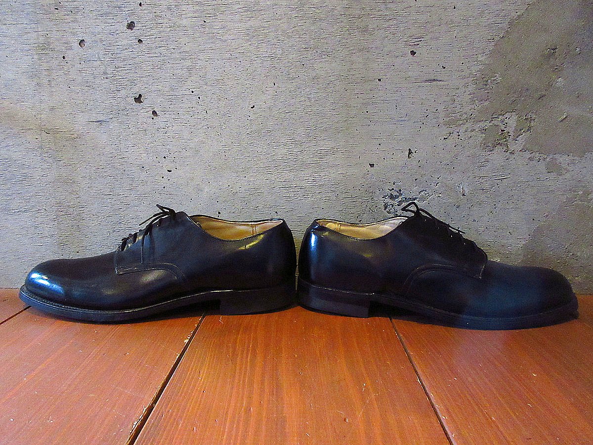 ビンテージ70's○DEADSTOCK U.S.NAVYレザーソールサービスシューズ黒 ビンテージ70's○DEADSTOCK U.S.NAVYレザーソールサービスシューズ黒