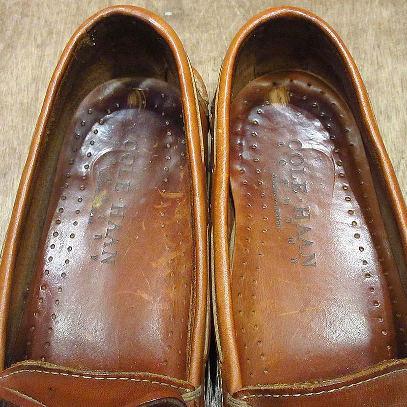 ビンテージ○COLE-HAANタッセルローファー茶size 9C○240303i2-m