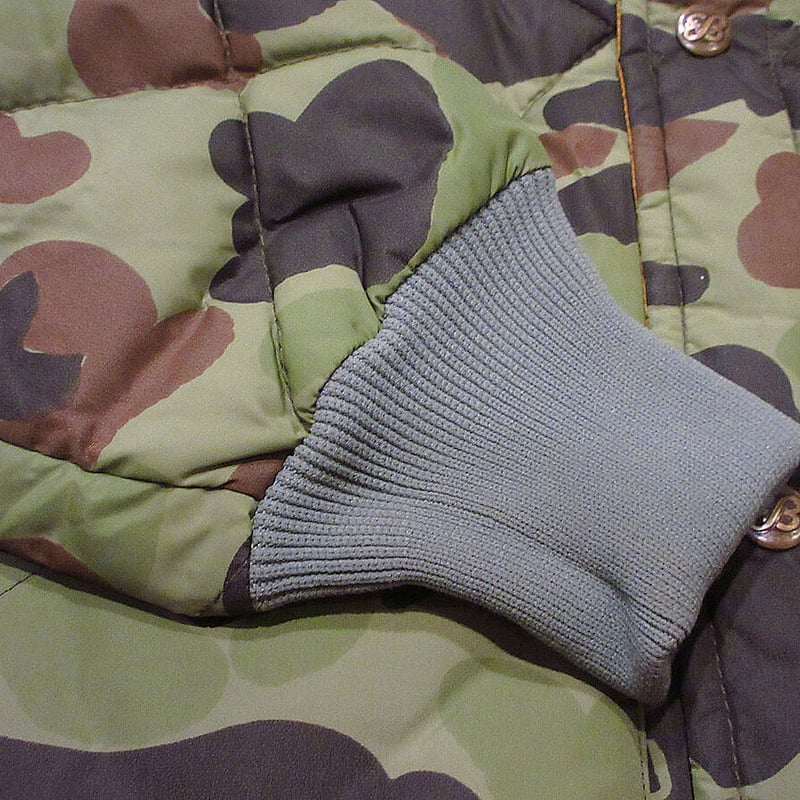 ビンテージ70's80's○DEADSTOCK Eddie Bauerダックハンターカモダウン