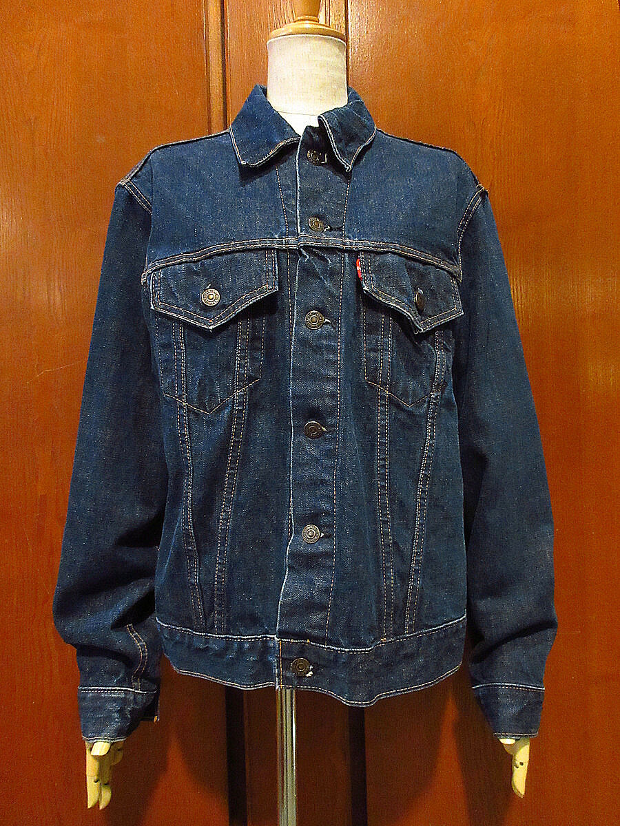 Levi's デニムジャケットサイズ42 60s 70505ヴィンテージBIGE ビンテージ60's○Levi's 70505 BIG E size 42○231026i1-m