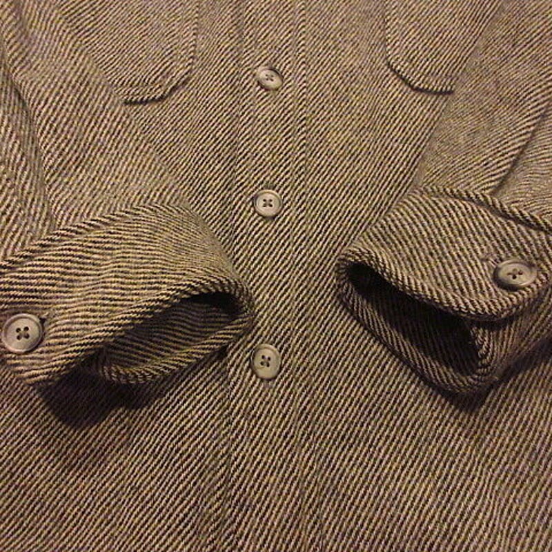 ビンテージ70's80's○WoolrichウールCPOジャケットグレーsize L