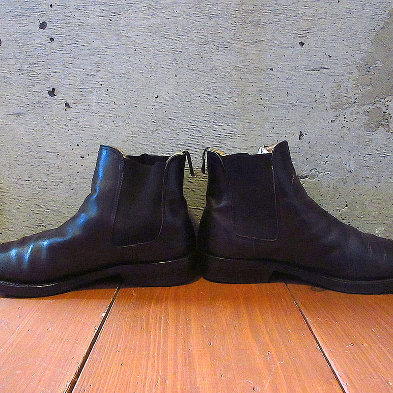 ビンテージ○romano FIRENZEサイドゴアブーツ黒size 41 1/2