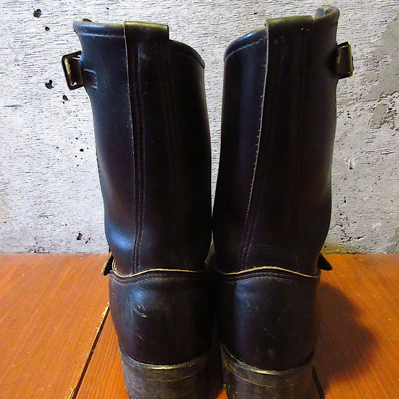 ビンテージ90's○BRAHMAエンジニアブーツ黒○260322j3-m-bt-28cm古着1