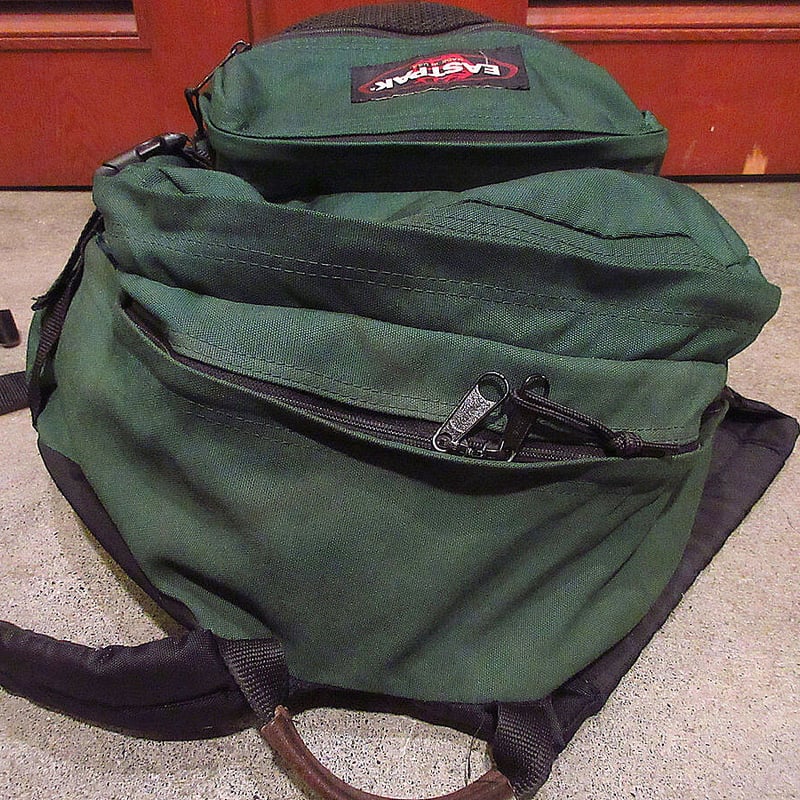 EASTPAK USA製　好配色　グリーン　底面レザー　ビーフ&ブロッコリー EASTPAK USA製 好配色 グリーン 底面レザー ビーフ&ブロッコリー