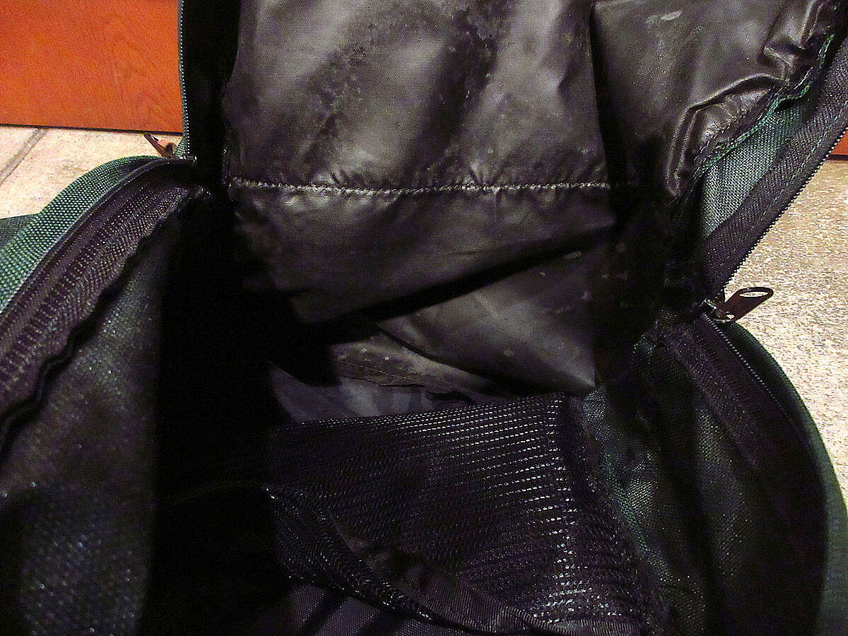 MADE IN U.S.A. EASTPAKボトムレザーバックパック深緑○210717s8-b