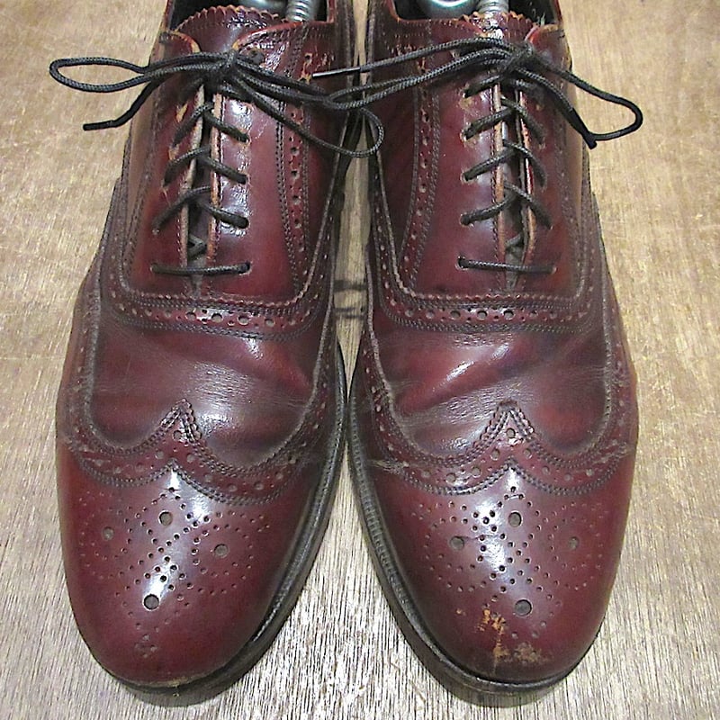 ビンテージ70's○FLORSHEIM IMPERIALウイングチップシューズsize 7 1