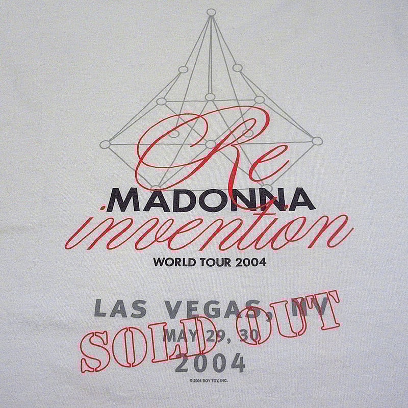 ビンテージ2000's○MADONNA 2004年ワールドツアーTシャツ白size ビンテージ2000's○MADONNA 2004年ワールドツアーTシャツ白size