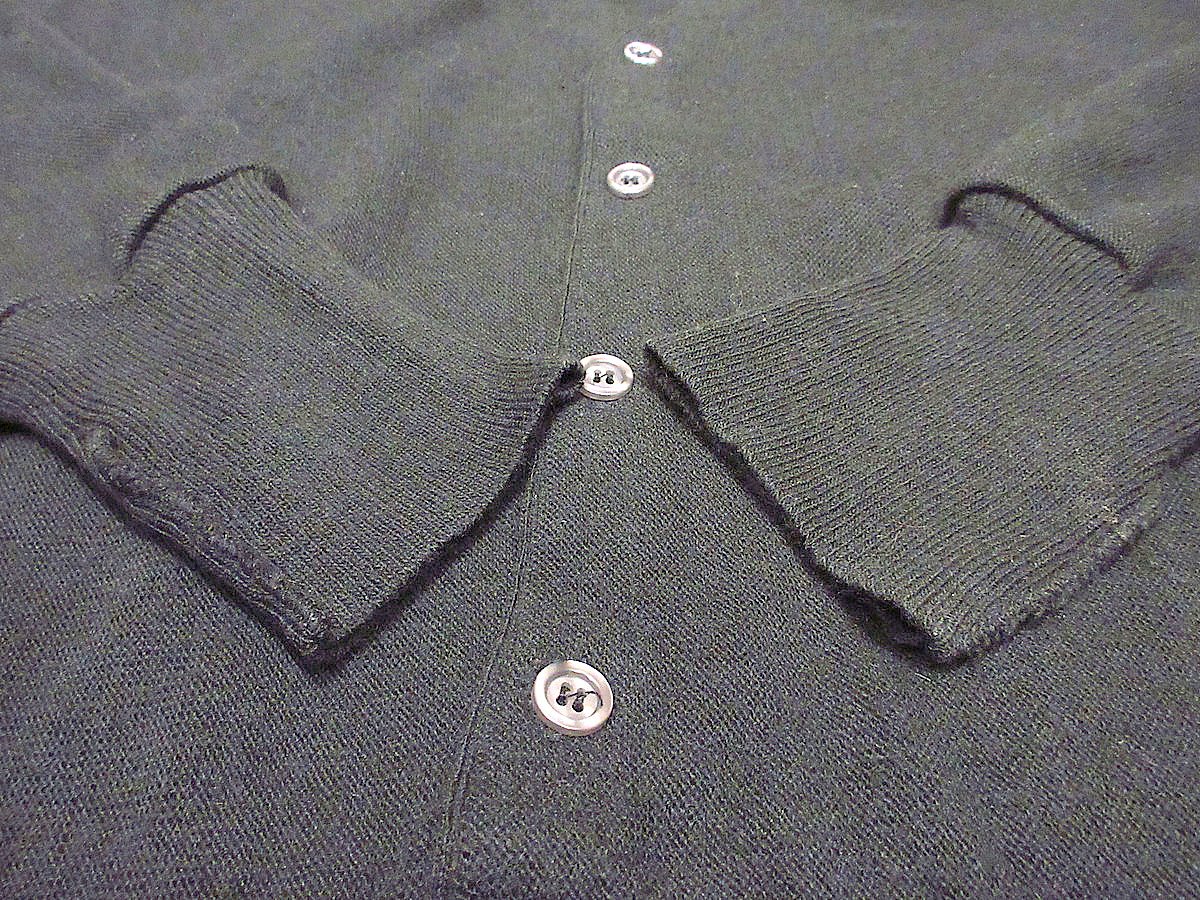 80s usa アメリカ製 黒ブラック アクリルカーディガン ライトアウター 80s〜90s KNIGHTS BRIDGE USA製 アクリルカーディガン - メルカリ