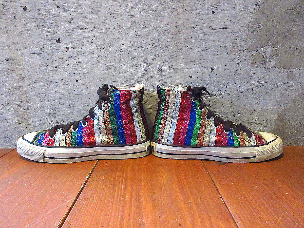 コンバースオールスター　MADE INUSA ビンテージ80's○MADE IN U.S.A. CONVERSE ALL STAR HIグリ