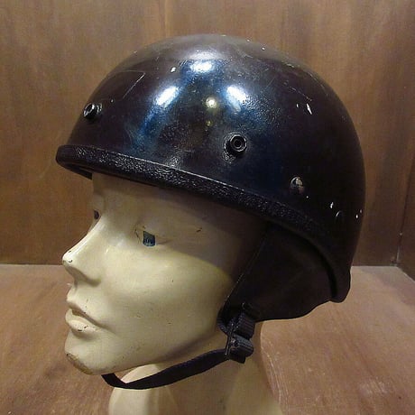 BUCO ブコ プロテクターリブ付き太ゴムビンテージ ハーフヘルメット
