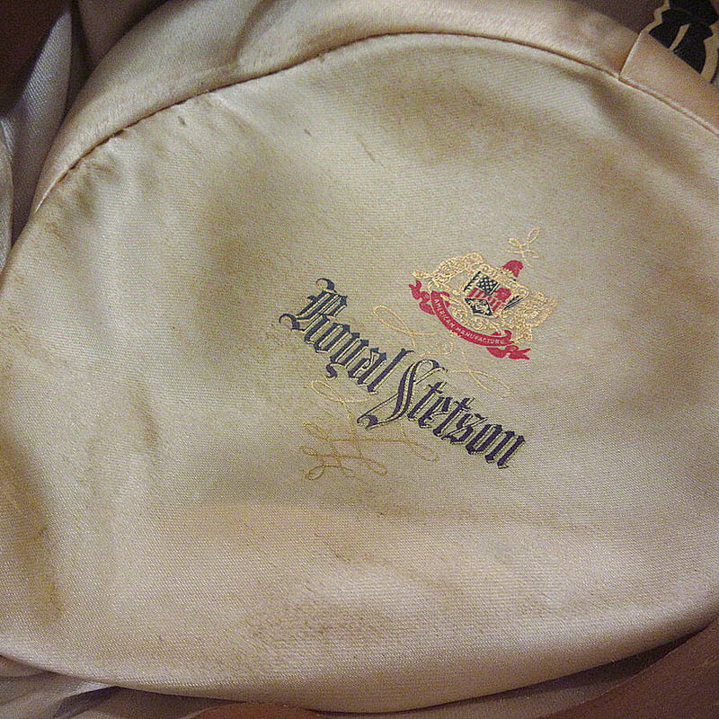 ビンテージ40's○Royal Stetson Whippetフェドラハットベージュ