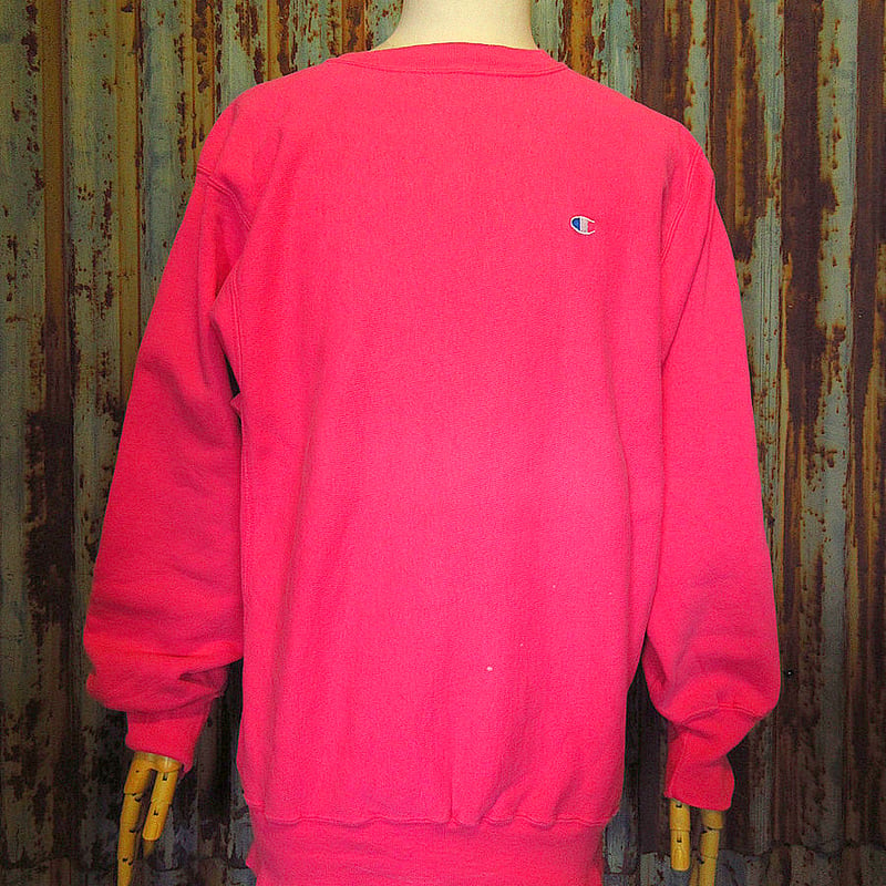 ビンテージ90's○Championリバースウィーブスウェットピンクsize XL