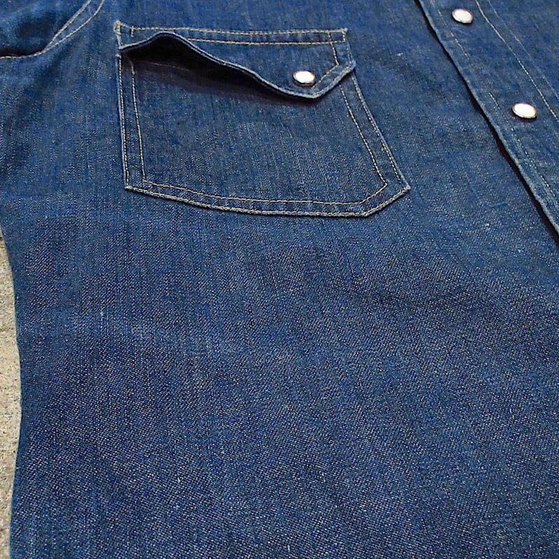 ビンテージ50's○Levi'sショートホーンデニムウエスタンシャツ ビンテージ50's○Levi'sショートホーンデニムウエスタンシャツ