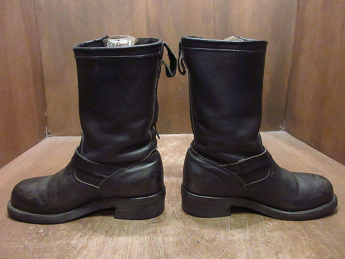 ビンテージ90's○CHIPPEWAスチールトゥエンジニアブーツ黒size 7 ビンテージ90's○CHIPPEWAスチールトゥエンジニアブーツ黒size 7
