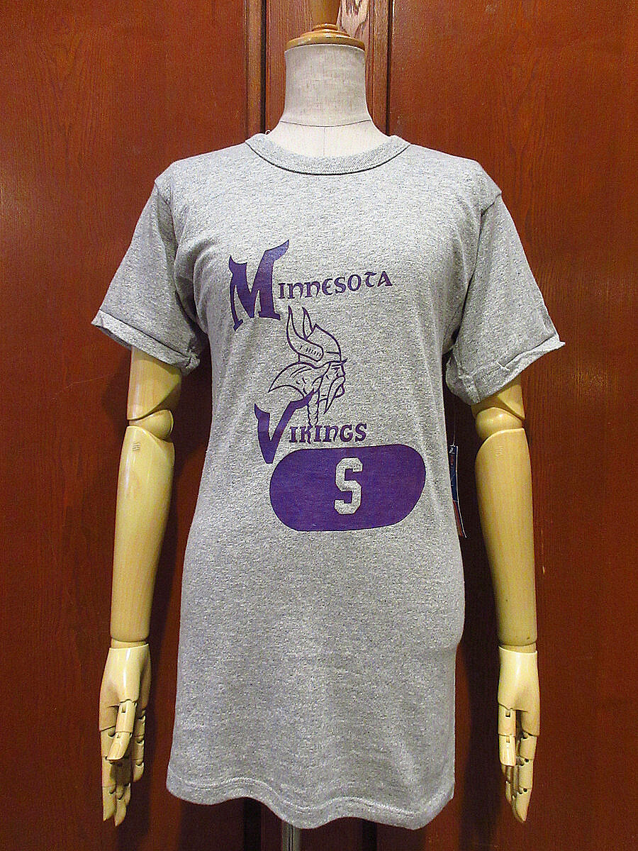 80s Champion M ビンテージ トリコタグ チャンピオン ビンテージ80's○DEADSTOCK ChampionトリコタグMINNESOTA VIKI