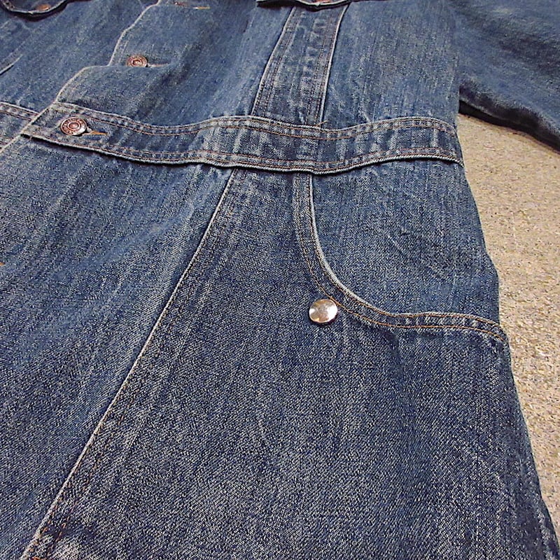 ビンテージ70's○Levi'sデニムブッシュジャケットカスタムsize EX