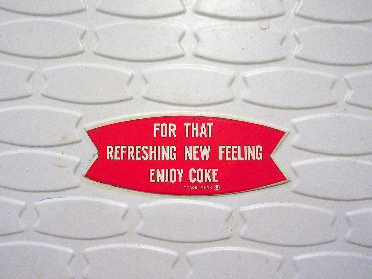 ビンテージ50's○Coleman Coca-Colaクーラーボックス赤×白 ビンテージ50's○Coleman Coca-Colaクーラーボックス赤×白