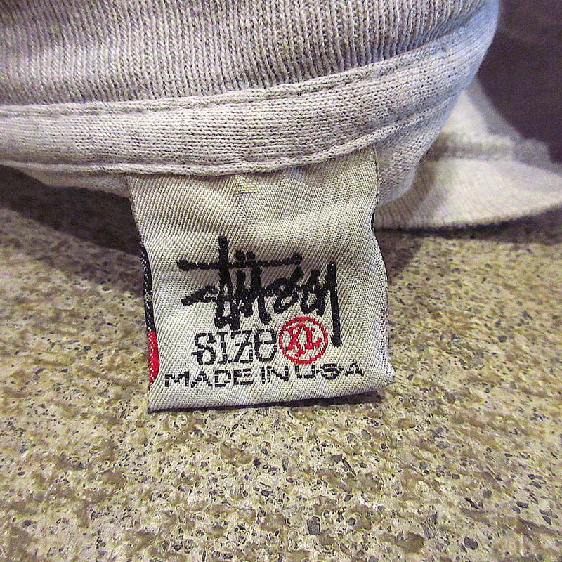 ビンテージ90's○Stussy KNOWLEDGE IS KING!!シャドーマンプリントT