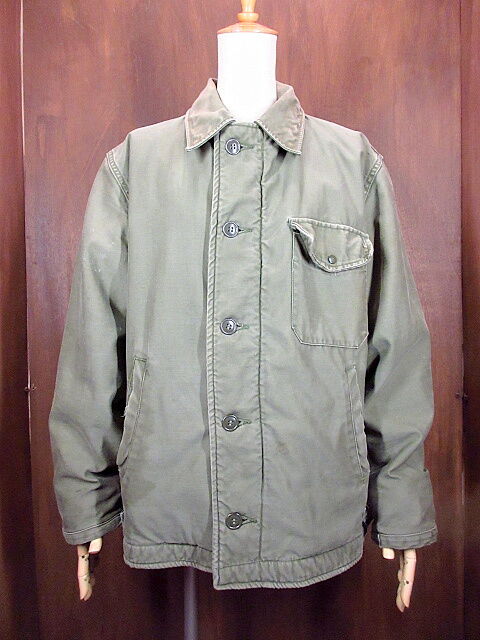 ビンテージ60's○U.S.NAVY 初期型 A-2デッキジャケット M ビンテージ60's○U.S.NAVY 初期型 A-2デッキジャケット M