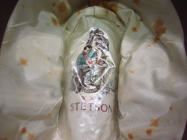 ビンテージ50's○箱付きSTETSON ”OPEN ROAD”フェドラハット7 1/8○21
